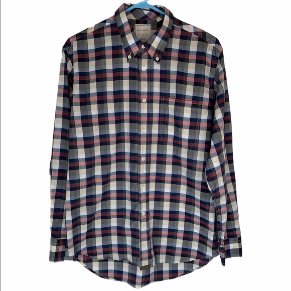 Billy Reid Men’s Medium Long Sleeve Shirt - Picture 1 of 9